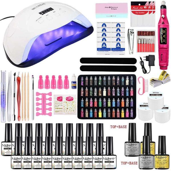 mobray nail set drill machine gel polish kit 120/54/36w uv led lamp for tools manicure nails art decorations1
mobray nail set drill machine gel polish kit 120/54/36w uv led lamp for tools manicure nails art decorations1