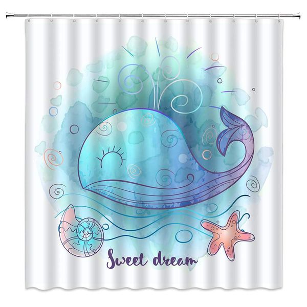 whale shower curtain spouting water whale starfish conch in sweet dreams fantasy cartoon home polyester cloth fabric bathroom
whale shower curtain spouting water whale starfish conch in sweet dreams fantasy cartoon home polyester cloth fabric bathroom