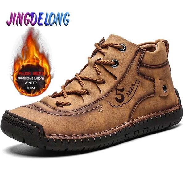 classic winter men's boots warm fur genuine leather men's snow boots plush waterproof handmade outdoor men's motorcycle boots, Black
classic winter men's boots warm fur genuine leather men's snow boots plush waterproof handmade outdoor men's motorcycle boots, Black