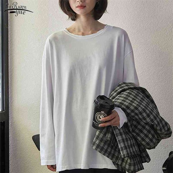 blusas plus size women casual autumn long sleeve tee korean solid shirt white loose elegant blouses 10193 210421
blusas plus size women casual autumn long sleeve tee korean solid shirt white loose elegant blouses 10193 210421