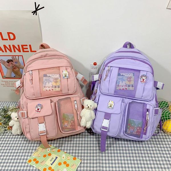 backpack 2021 women large capacity travel female multi-pocket college waterproof school bags transparent pocket lapbackpacks
backpack 2021 women large capacity travel female multi-pocket college waterproof school bags transparent pocket lapbackpacks