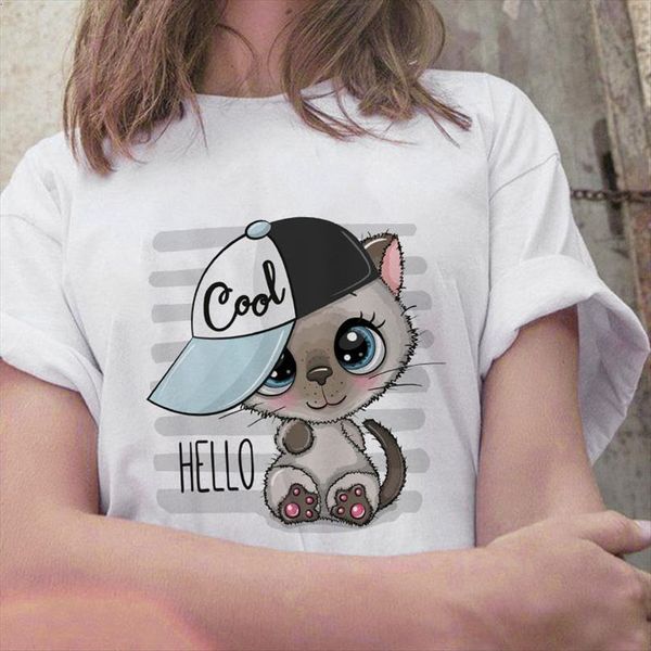 and women fashion cute men t shirts cartoon cat print ladies tee summer harajuku short sleeve casual femme plus size, White;black
and women fashion cute men t shirts cartoon cat print ladies tee summer harajuku short sleeve casual femme plus size, White;black
