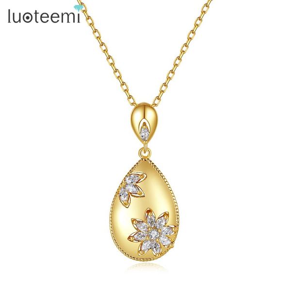 pendant necklaces luoteemi oval long women necklace cubic flowers zirconia chain for female statement gold color regalo dia de la, Silver
pendant necklaces luoteemi oval long women necklace cubic flowers zirconia chain for female statement gold color regalo dia de la, Silver