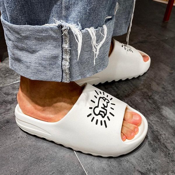 slippers sleepers shoes men 2021 brand slide indoor soft men's home beach flip flops flats graffiti man, Black
slippers sleepers shoes men 2021 brand slide indoor soft men's home beach flip flops flats graffiti man, Black