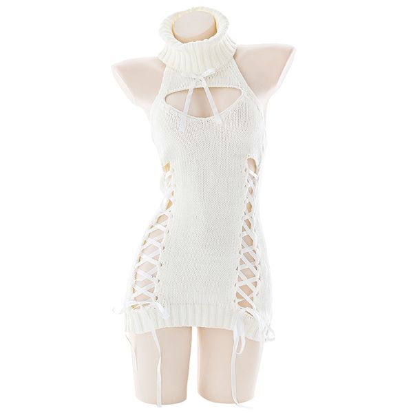 japanese lolita knitted sweater women off shoulder turtleneck backless anime cosplay pullover female jumper ladies white, White;black
japanese lolita knitted sweater women off shoulder turtleneck backless anime cosplay pullover female jumper ladies white, White;black
