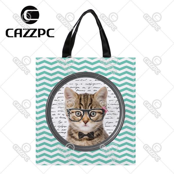 shopping bags cute cat black glasses white dot aquamarine chevron print custom individual waterproof nylon fabric bag gift
shopping bags cute cat black glasses white dot aquamarine chevron print custom individual waterproof nylon fabric bag gift