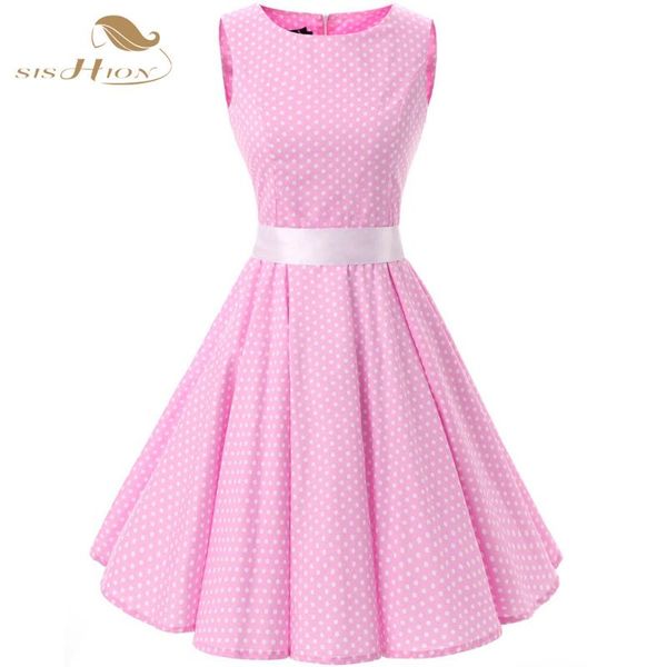 casual dresses sishion 100% cotton polka dots sleeveless women summer dress vd0139 pink 50s 60s large swing retro party vintage plus size, Black;gray
casual dresses sishion 100% cotton polka dots sleeveless women summer dress vd0139 pink 50s 60s large swing retro party vintage plus size, Black;gray