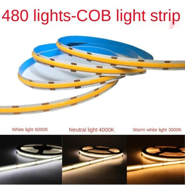 strips 50m/lot super bright dc12v 24v 8mm cob led strip light bar room decoration 480led tape lights wall kitchen 3000k 4000k 6500k
strips 50m/lot super bright dc12v 24v 8mm cob led strip light bar room decoration 480led tape lights wall kitchen 3000k 4000k 6500k