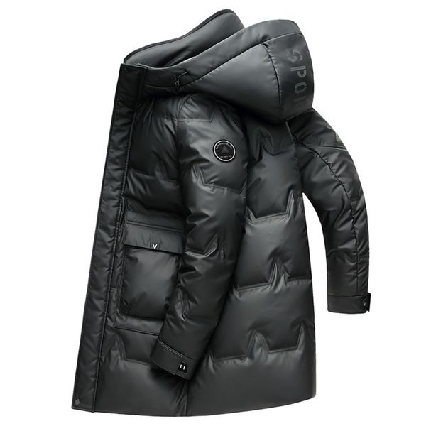 men's windproof rain high-quality white duck down famous brand long et, winter warm coat, 90%, Black
men's windproof rain high-quality white duck down famous brand long et, winter warm coat, 90%, Black