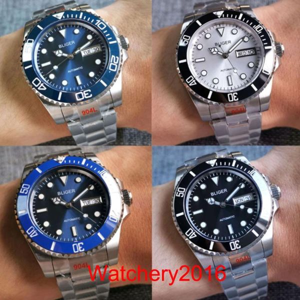 wristwatches 40mm case sub 24 jewels nh36a selfwinding men's watch series day date brushed oyster strap flat sapphire glass, Slivery;brown
wristwatches 40mm case sub 24 jewels nh36a selfwinding men's watch series day date brushed oyster strap flat sapphire glass, Slivery;brown