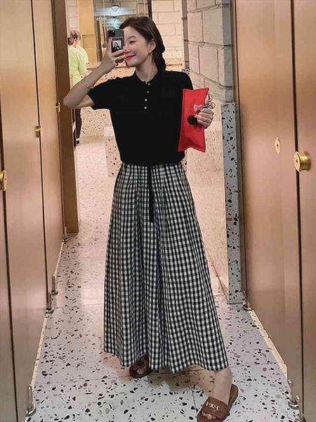 bpp womens summer plaid wide-leg culottes half-length umbrella skirt mid-length fashion high-waist all-match casual pants women, Black;white
bpp womens summer plaid wide-leg culottes half-length umbrella skirt mid-length fashion high-waist all-match casual pants women, Black;white