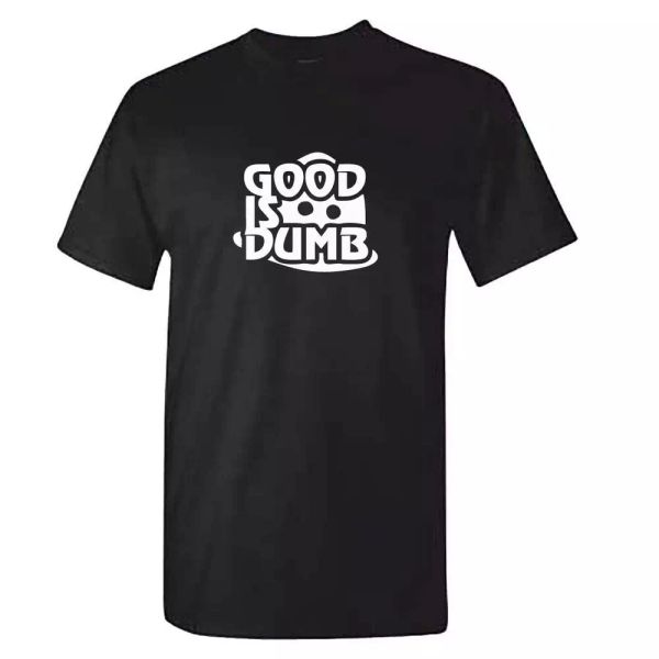 good is dumb t shirt - mens boys spaceballs tshirt retro cult clothing gift, White;black
good is dumb t shirt - mens boys spaceballs tshirt retro cult clothing gift, White;black