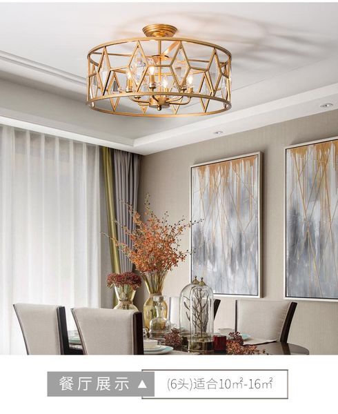 ceiling lamp bedroom household dining room living simple creative crystal lights 
ceiling lamp bedroom household dining room living simple creative crystal lights
