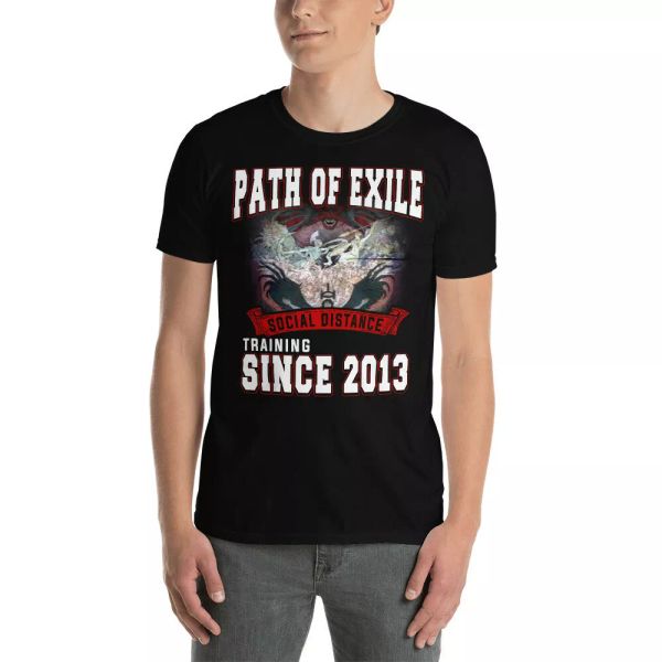path of exile social distance training since 2013 game player lover gamer shirt, White;black
path of exile social distance training since 2013 game player lover gamer shirt, White;black