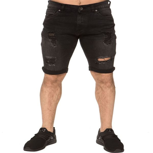 men's slim personality shorts spot waist micro-elastic casual grinding holes in summer five-point denim shorts, Blue
men's slim personality shorts spot waist micro-elastic casual grinding holes in summer five-point denim shorts, Blue