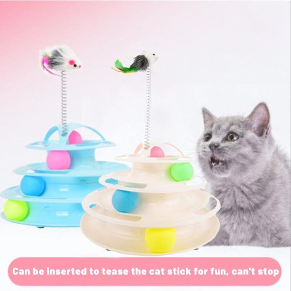 cat toys pet toy four-layer track turntable play plate supplies detachable stick for cats
cat toys pet toy four-layer track turntable play plate supplies detachable stick for cats