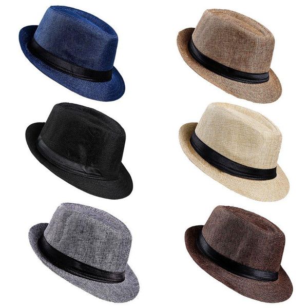 stingy brim hats men women middle-aged classic retro weave jazz hat cuffed wide sun protection faux leather band england gentleman visor cap, Blue;gray
stingy brim hats men women middle-aged classic retro weave jazz hat cuffed wide sun protection faux leather band england gentleman visor cap, Blue;gray