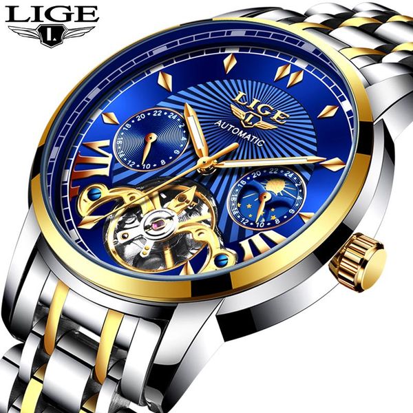 wristwatches 2021 lige waterproof sport clock mens watches watch for men classic tourbillon automatic mechanical wristwatch, Slivery;brown
wristwatches 2021 lige waterproof sport clock mens watches watch for men classic tourbillon automatic mechanical wristwatch, Slivery;brown