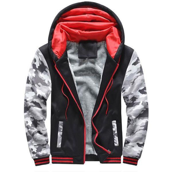 men's hoodies & sweatshirts camouflage military outdoor sports coat men wool liner fleece zipper man hooded autumn winter, Black
men's hoodies & sweatshirts camouflage military outdoor sports coat men wool liner fleece zipper man hooded autumn winter, Black