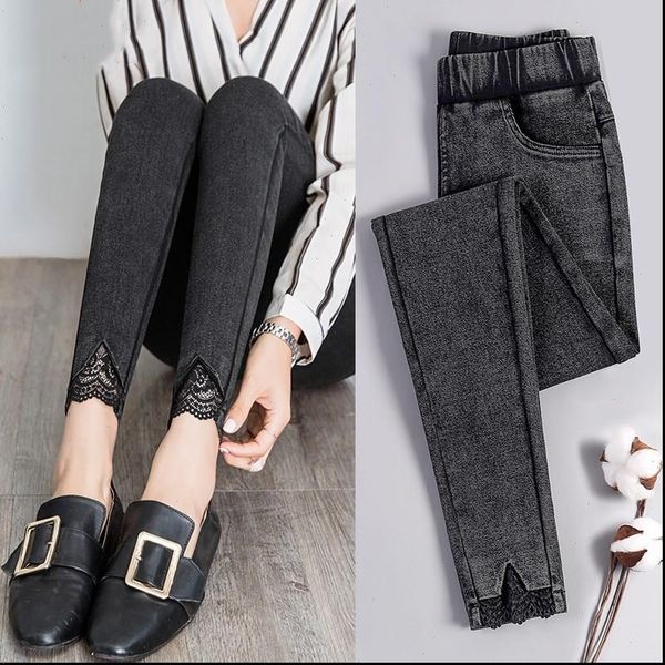 lace women jean skinny jeans woman autumn fashion boyfriend washed elastic denim trousers pencil slim capris pants imitation femme, Blue
lace women jean skinny jeans woman autumn fashion boyfriend washed elastic denim trousers pencil slim capris pants imitation femme, Blue