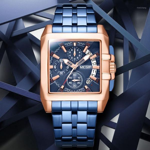 wristwatches fashion trend blue quare luxury business men watch waterproof quartz military casual sports male megir 2021, Slivery;brown
wristwatches fashion trend blue quare luxury business men watch waterproof quartz military casual sports male megir 2021, Slivery;brown