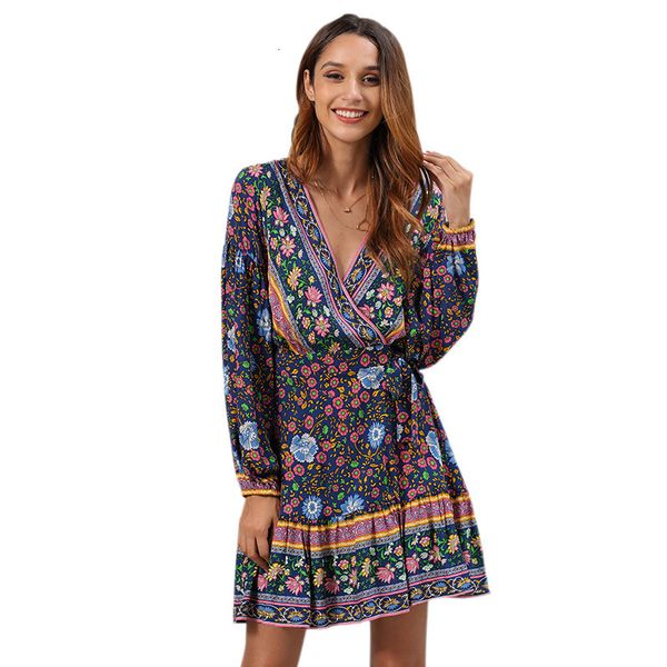 dresses autumn ladies women's deep v heavy industry print short skirt long sleeve dress, Black;gray
dresses autumn ladies women's deep v heavy industry print short skirt long sleeve dress, Black;gray