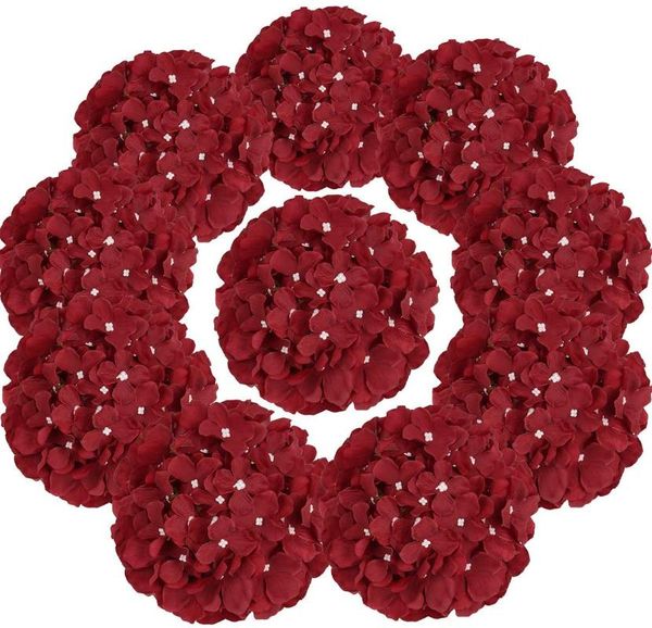 decorative flowers & wreaths silk hydrangea heads artificial with stems for home wedding decor,pack of 10 (red)
decorative flowers & wreaths silk hydrangea heads artificial with stems for home wedding decor,pack of 10 (red)