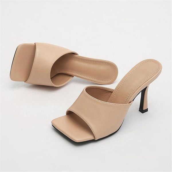 summer women sandals square toe ladies heel mules thin high heels slippers female fashion woman shoes, Black
summer women sandals square toe ladies heel mules thin high heels slippers female fashion woman shoes, Black