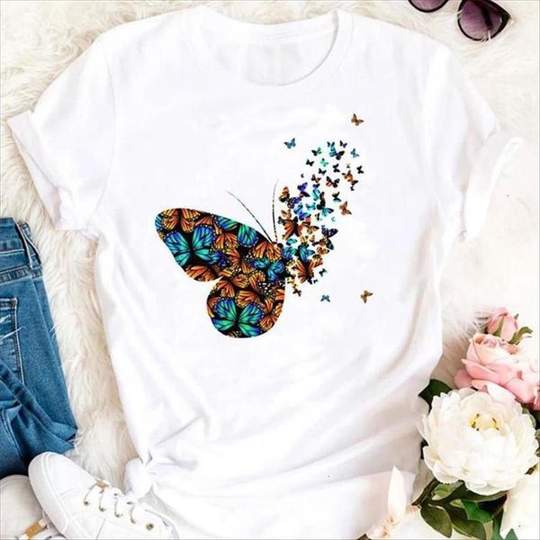 summer butterfly beach holiday women t shirt 90s trend cartoon tshirts fashion clothes graphic lady print tee, White
summer butterfly beach holiday women t shirt 90s trend cartoon tshirts fashion clothes graphic lady print tee, White