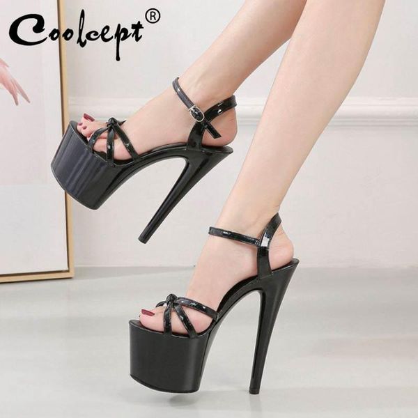 coolcept 8 color sandals women high heels platform shoes summer fashion buckle brand designer footwear size 34-43, Black
coolcept 8 color sandals women high heels platform shoes summer fashion buckle brand designer footwear size 34-43, Black