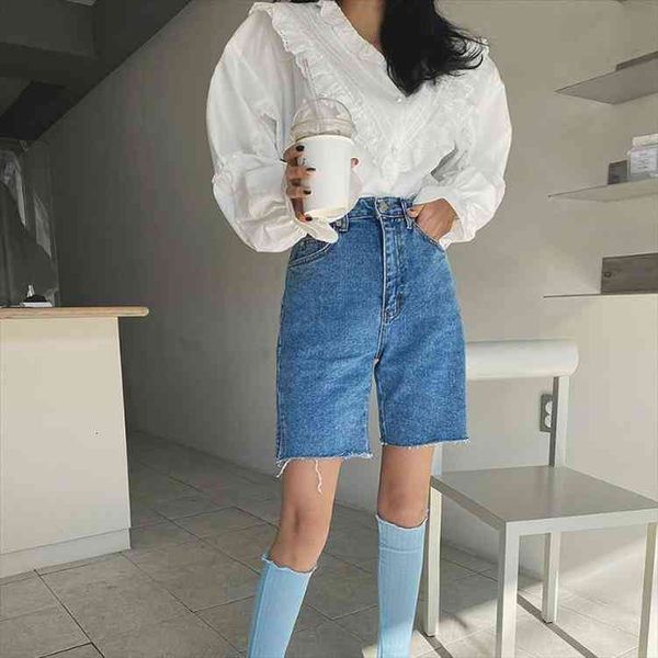 jamiela casual summer half denim womens jean shorts high waist loose pockets female straight jeans ladies streetwear, Blue
jamiela casual summer half denim womens jean shorts high waist loose pockets female straight jeans ladies streetwear, Blue