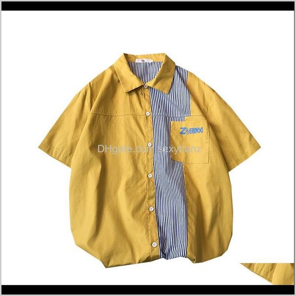 shirts clothing apparel drop delivery 2021 summer mens casual short-sleeved trend fashion style loose literature and art youth color matchin, White;black
shirts clothing apparel drop delivery 2021 summer mens casual short-sleeved trend fashion style loose literature and art youth color matchin, White;black