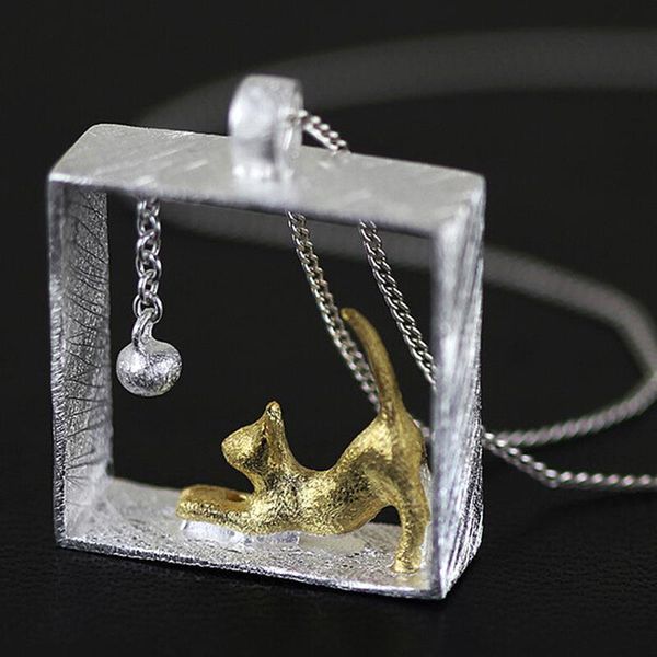 silver color cat statement necklace alloy link chain kitty necklaces & pendants for women girl fashion jewelry pendant
silver color cat statement necklace alloy link chain kitty necklaces & pendants for women girl fashion jewelry pendant