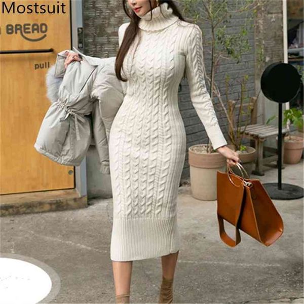 turtleneck twisted knitted pencil dress women full sleeve slim elegant ladies fashion dresses vestidos 210513, Black;gray
turtleneck twisted knitted pencil dress women full sleeve slim elegant ladies fashion dresses vestidos 210513, Black;gray