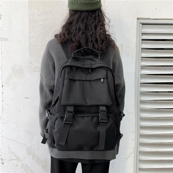 backpack black oxford women casual travel bagpack female rucksack large capacity solid color simple style mochila
backpack black oxford women casual travel bagpack female rucksack large capacity solid color simple style mochila