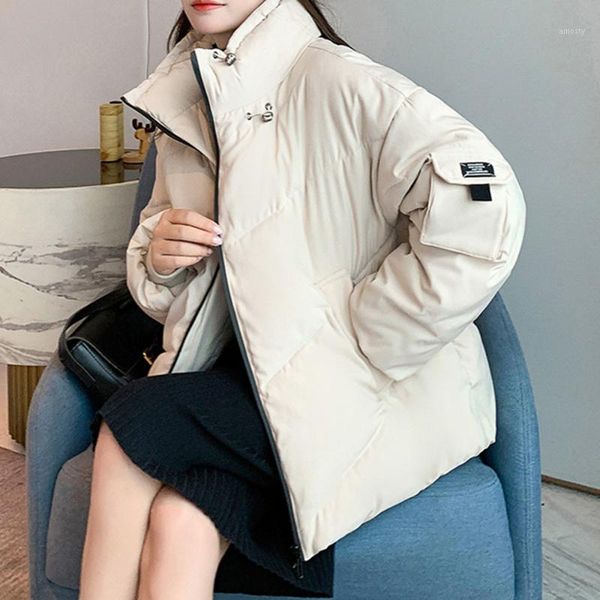 women's down & parkas cotton padded jacket loose 2021 autumn winter female long sleeve zipper pockets fashion outwear overcoats parka, Black
women's down & parkas cotton padded jacket loose 2021 autumn winter female long sleeve zipper pockets fashion outwear overcoats parka, Black