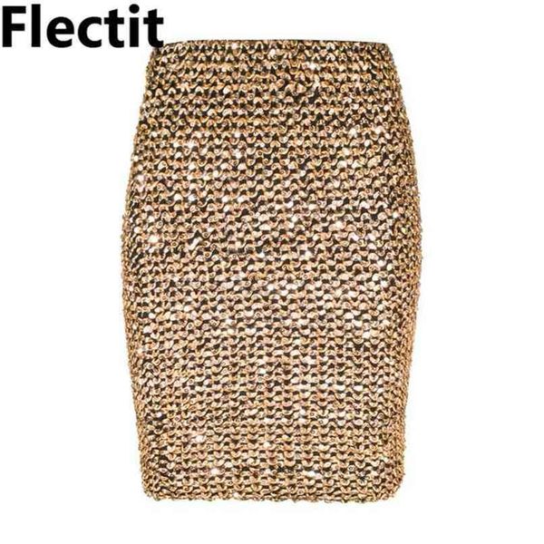 flectit womens skirts gold sequined mini bodycon pencil short wrap for office lady party girl saia 210619, Black
flectit womens skirts gold sequined mini bodycon pencil short wrap for office lady party girl saia 210619, Black