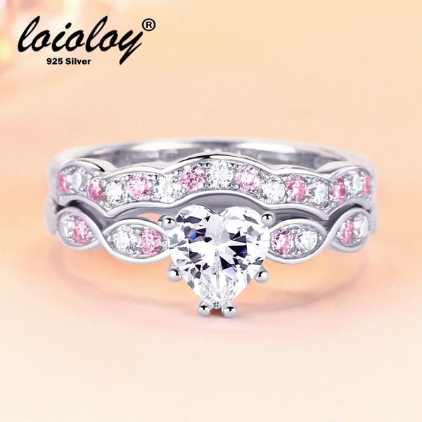 cluster rings bague femme argent 925 pink stone wave shaped heart cut female diamond ring for wedding, Golden;silver
cluster rings bague femme argent 925 pink stone wave shaped heart cut female diamond ring for wedding, Golden;silver
