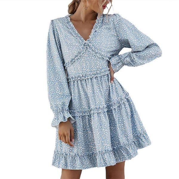 casual dresses women fashion holiday lady summer fall printed ruffle party beach mini dress full sleeve a-line open back vestidos, Black;gray
casual dresses women fashion holiday lady summer fall printed ruffle party beach mini dress full sleeve a-line open back vestidos, Black;gray