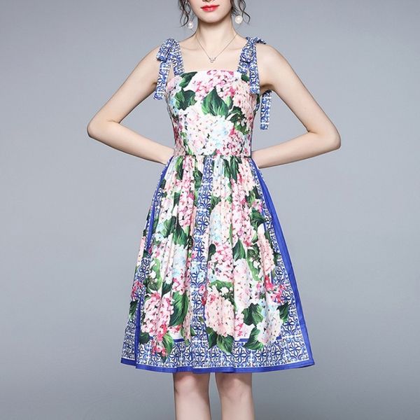 fashion summer boho dress women's spaghetti strap blue and white floral printed casual slim dress vestidos 210518, Black;gray
fashion summer boho dress women's spaghetti strap blue and white floral printed casual slim dress vestidos 210518, Black;gray