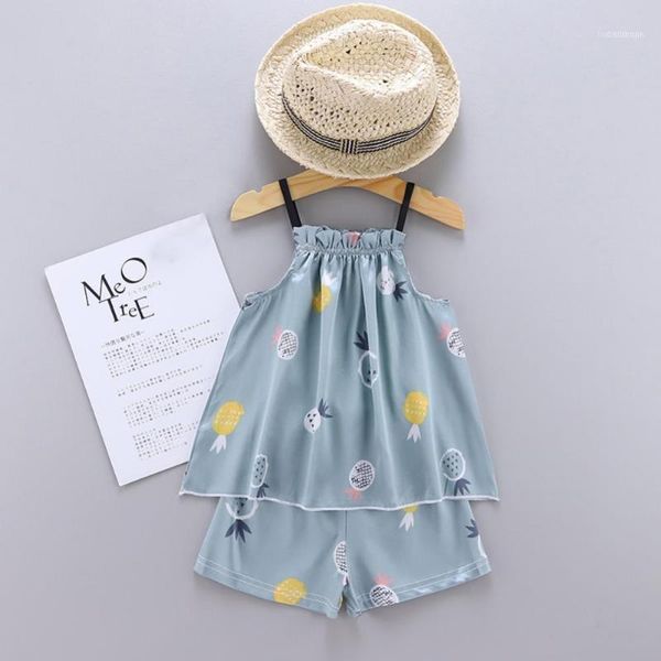 baby kids girls pineapple pattern sling outfits blouse +shorts sleepwear set pajamas 2pcs cute set1, Blue;red
baby kids girls pineapple pattern sling outfits blouse +shorts sleepwear set pajamas 2pcs cute set1, Blue;red