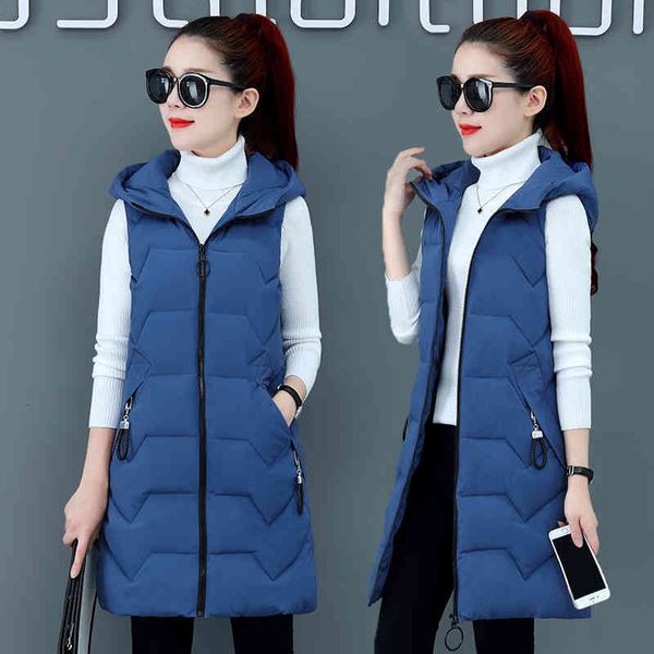 women's vests fashion autumn winter long cotton vest women jacket korean hooded sleeveless coat plus size slim warm ladies waistco, Black;white
women's vests fashion autumn winter long cotton vest women jacket korean hooded sleeveless coat plus size slim warm ladies waistco, Black;white