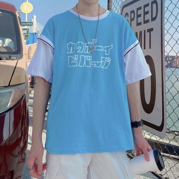 men's t-shirts cotton summer fake two-piece short-sleeved t-shirt male students korean version loose trend handsome half-sleeved y2k to, White;black
men's t-shirts cotton summer fake two-piece short-sleeved t-shirt male students korean version loose trend handsome half-sleeved y2k to, White;black