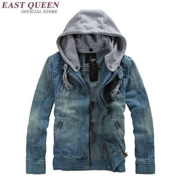 men's jackets denim jacket men cowboy costume hooded sportswear outdoors casual fashion jeans hoodies kk1741 h, Black;brown
men's jackets denim jacket men cowboy costume hooded sportswear outdoors casual fashion jeans hoodies kk1741 h, Black;brown