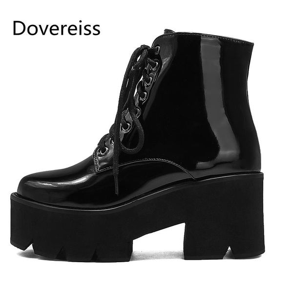 boots fashion winter pure color round toe matin yellow cross tied motercycle ankle 32-43, Black
boots fashion winter pure color round toe matin yellow cross tied motercycle ankle 32-43, Black