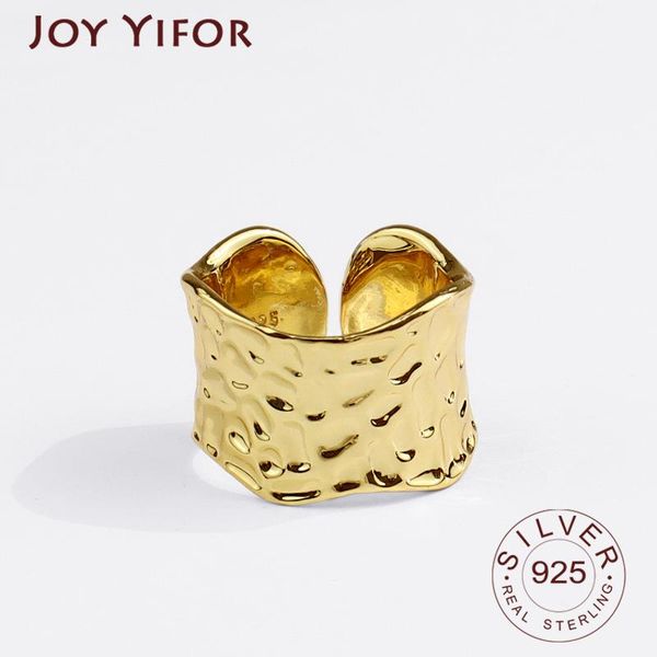 cluster rings 925 sterling silver simple design wide gold color retro distressed opening handmade ring fashion fine jewelry, Golden;silver
cluster rings 925 sterling silver simple design wide gold color retro distressed opening handmade ring fashion fine jewelry, Golden;silver