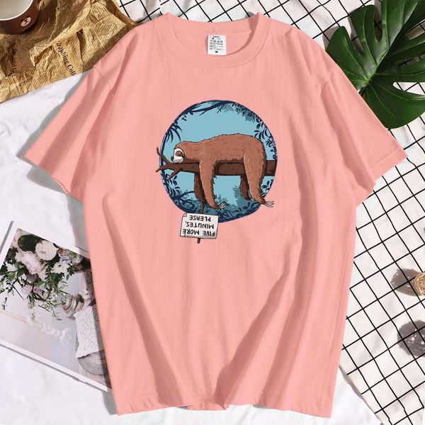 women's t-shirt cute sloth lying on the tree female's hip hop tees clothes fashion clothing thin section o-neck tee casual women, White
women's t-shirt cute sloth lying on the tree female's hip hop tees clothes fashion clothing thin section o-neck tee casual women, White