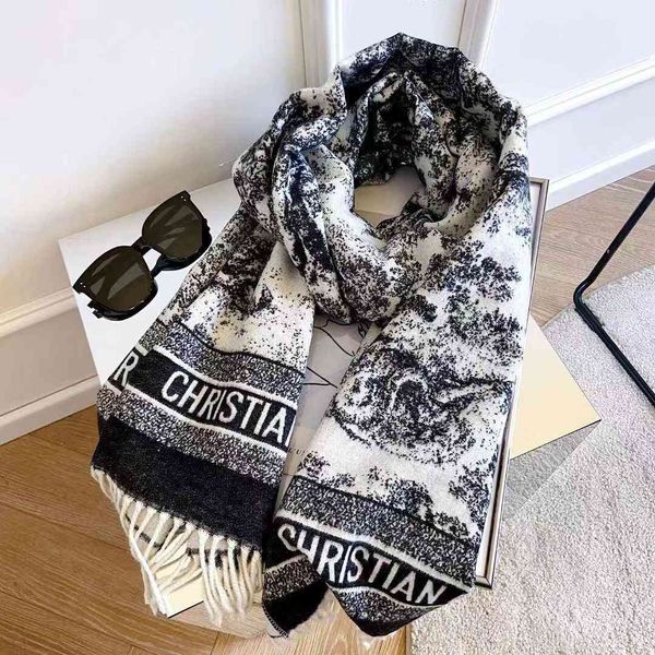 d family's new winter imitation cashmere scarf landscape painting animal women's double-sided warm fashion scarf, Blue;gray
d family's new winter imitation cashmere scarf landscape painting animal women's double-sided warm fashion scarf, Blue;gray