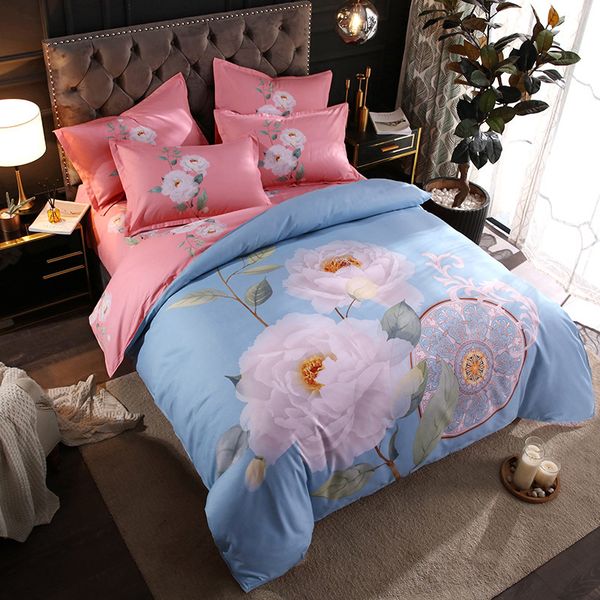 four piece set of garden style single double bedding student dormitory household
four piece set of garden style single double bedding student dormitory household