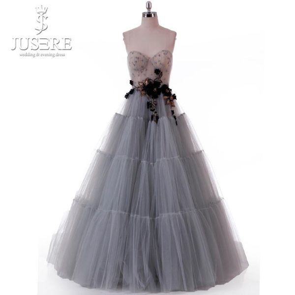 party dresses jusere sweet sweetheart embroidery pleats 3d butterfly lace up back lovely lady floor length grey layers evening dress, White;black
party dresses jusere sweet sweetheart embroidery pleats 3d butterfly lace up back lovely lady floor length grey layers evening dress, White;black